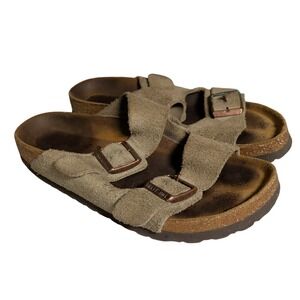 Birkenstock Arizona Sandals Womens Size 5N Suede Leather Soft Footbed Bohemian
